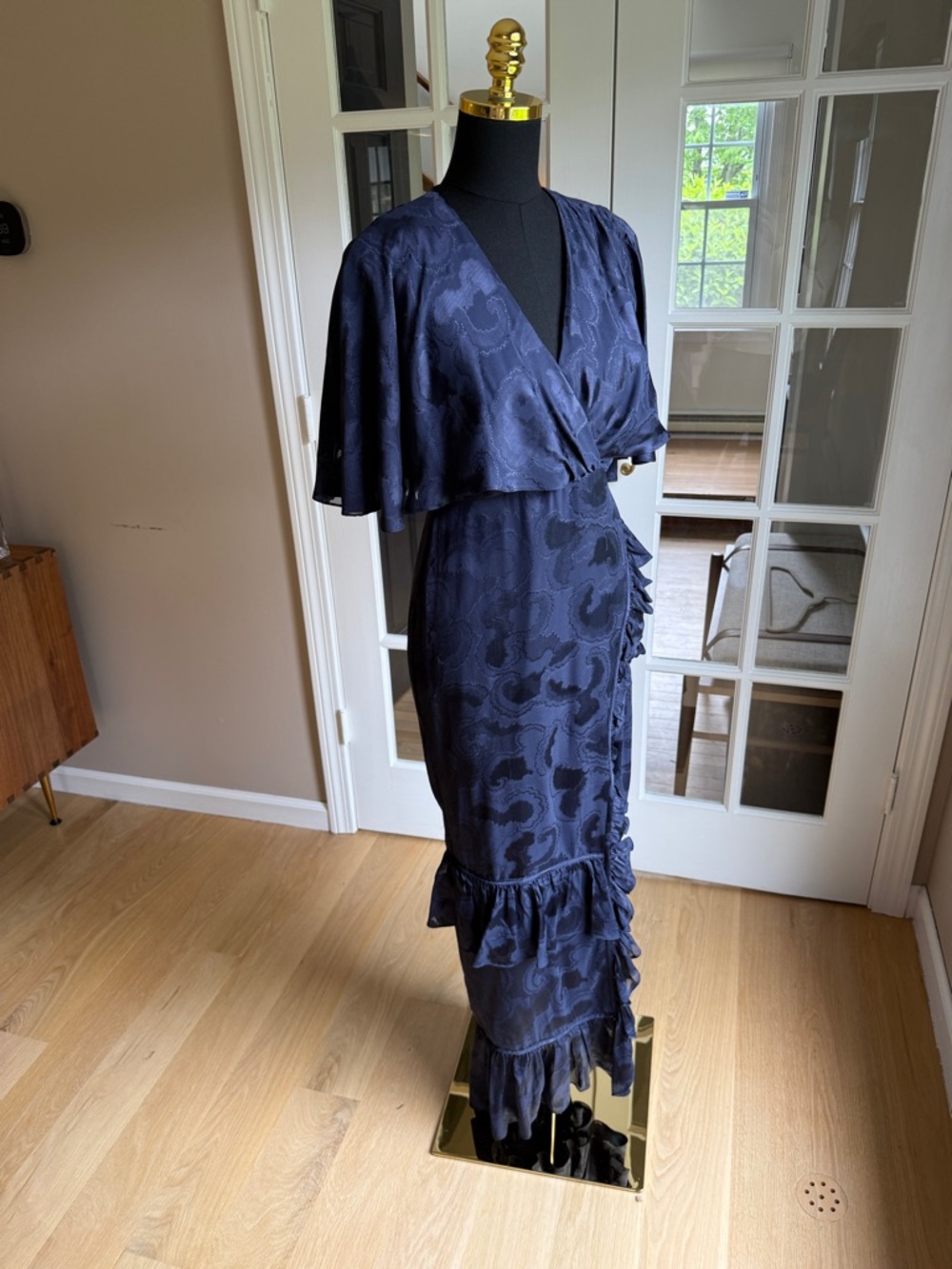 SALONI Deep Blue Evening Dress